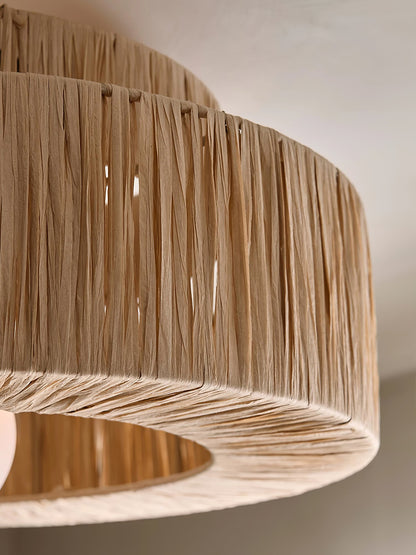 Straw Art Ceiling fixture Ceiling Lamp