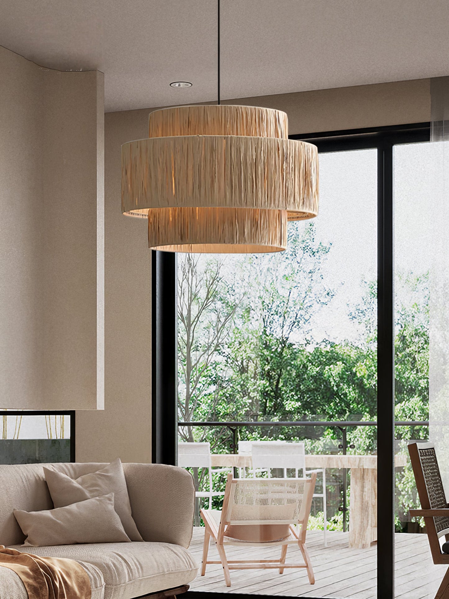 Straw Art Hanging light Pendant Light