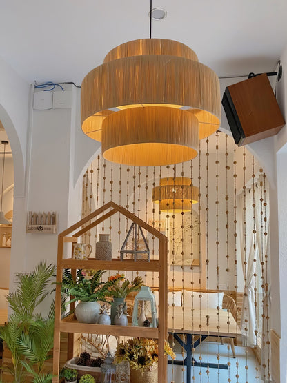 Straw Art Hanging light Pendant Light