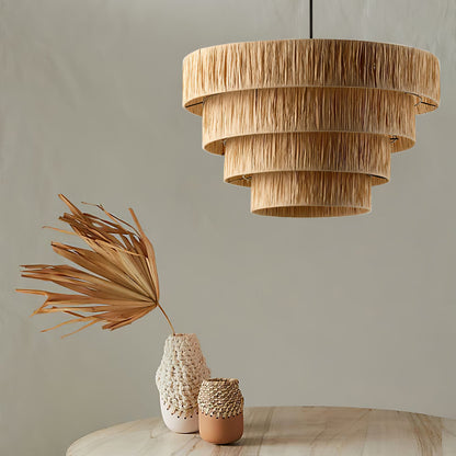 Straw Art Hanging light Pendant Light