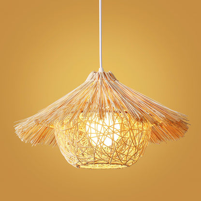 Straw Hat Drop light Pendant Light