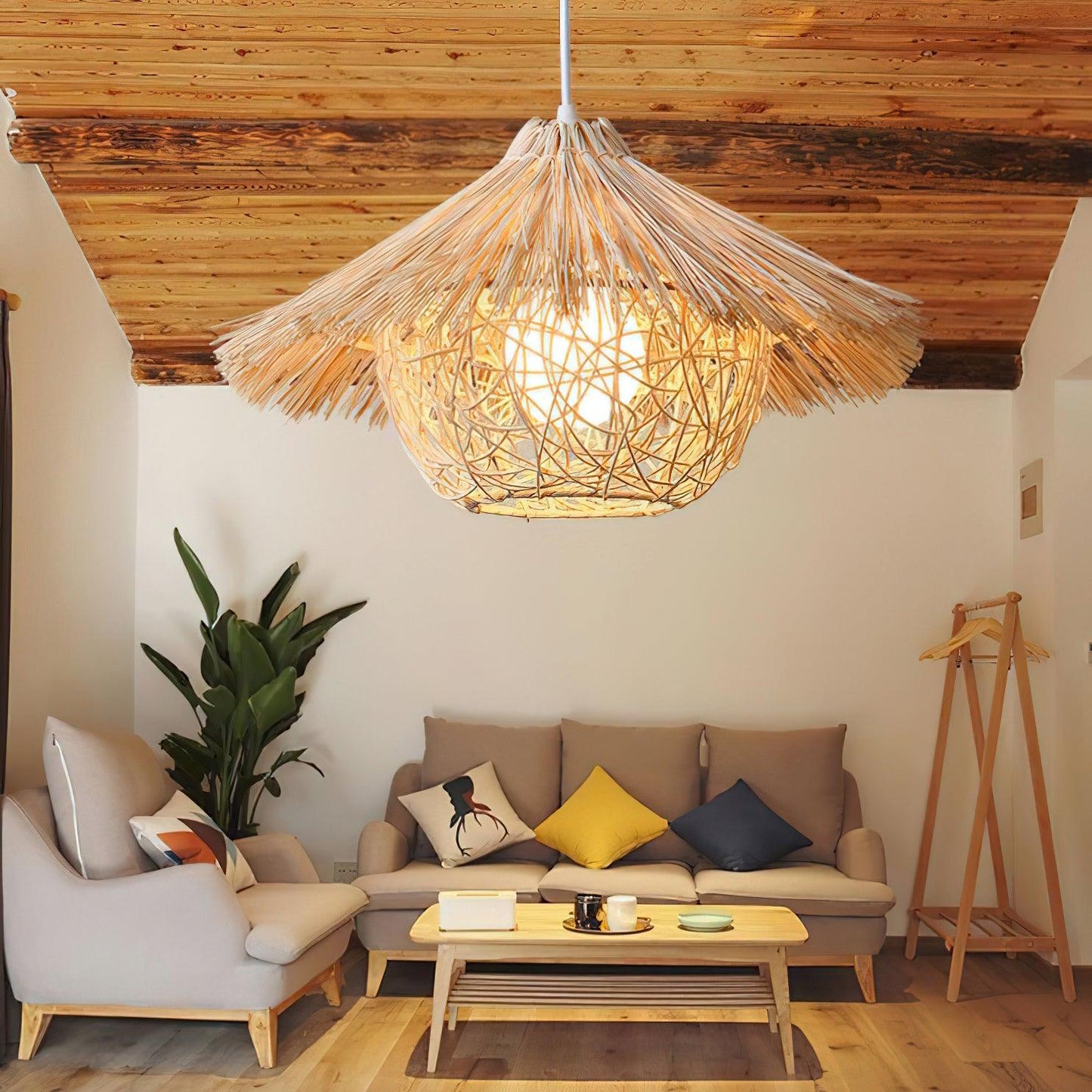 Straw Hat Drop light Pendant Light