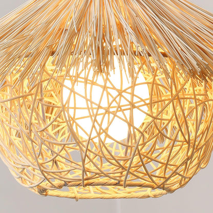 Straw Hat Drop light Pendant Light