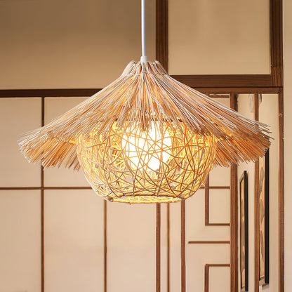 Straw Hat Drop light Pendant Light