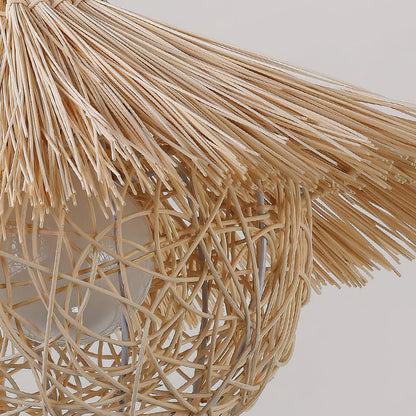 Straw Hat Drop light Pendant Light