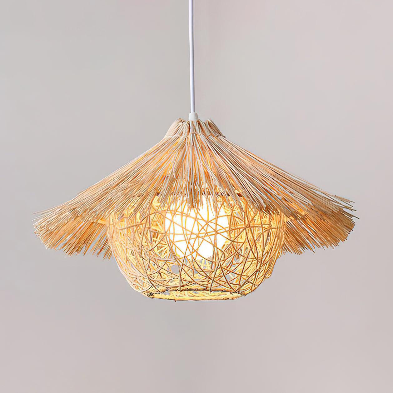 Straw Hat Drop light Pendant Light