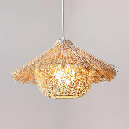 Straw Hat Drop light Pendant Light