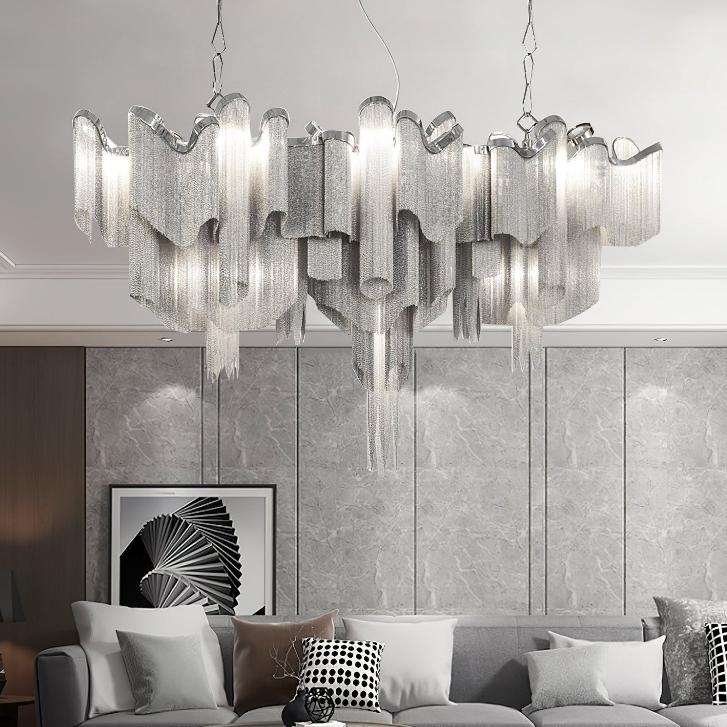 Stream Chain Electrolier Chandelier