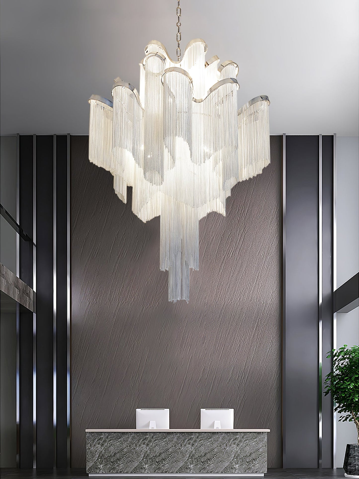 Stream Chain Electrolier Chandelier