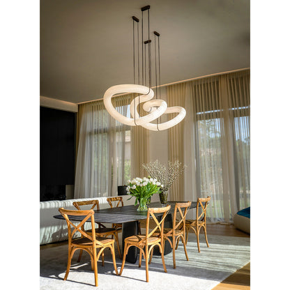 Streamlined Alabaster Pendant Lamp