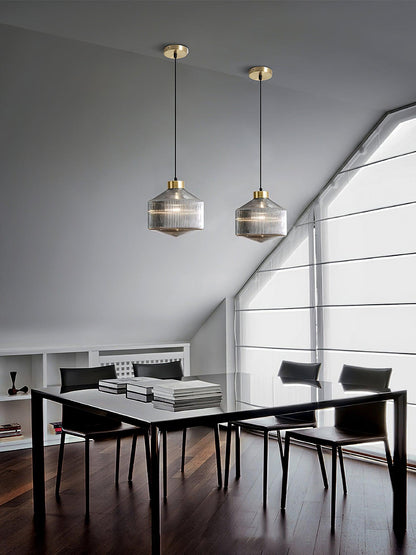 Striped Spinning Top Drop light Pendant Light