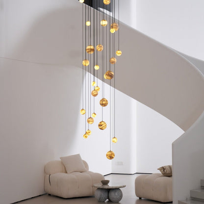Sultana Alabaster Cluster Chandelier