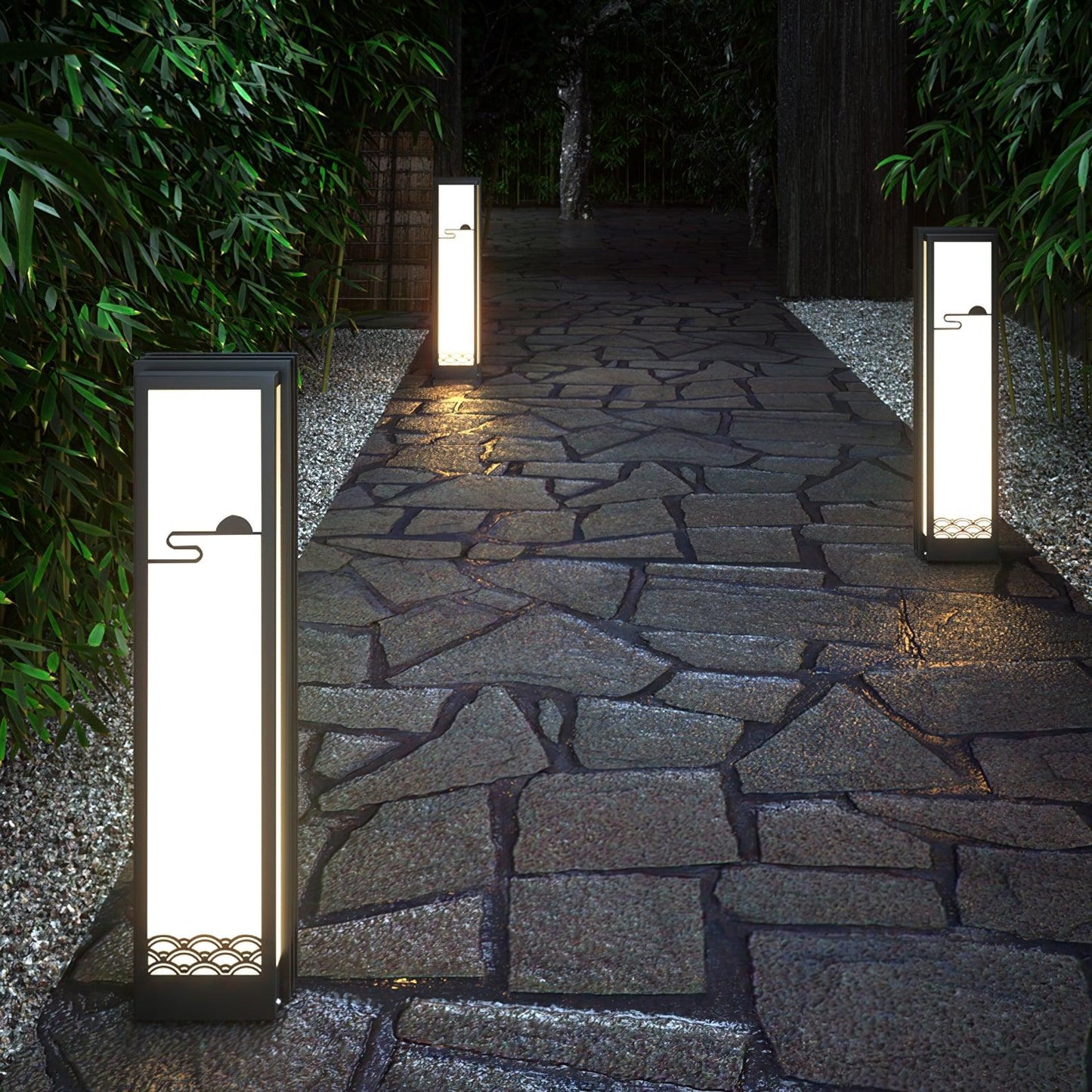 Sunrise Pattern Floodlight Outdoor Light