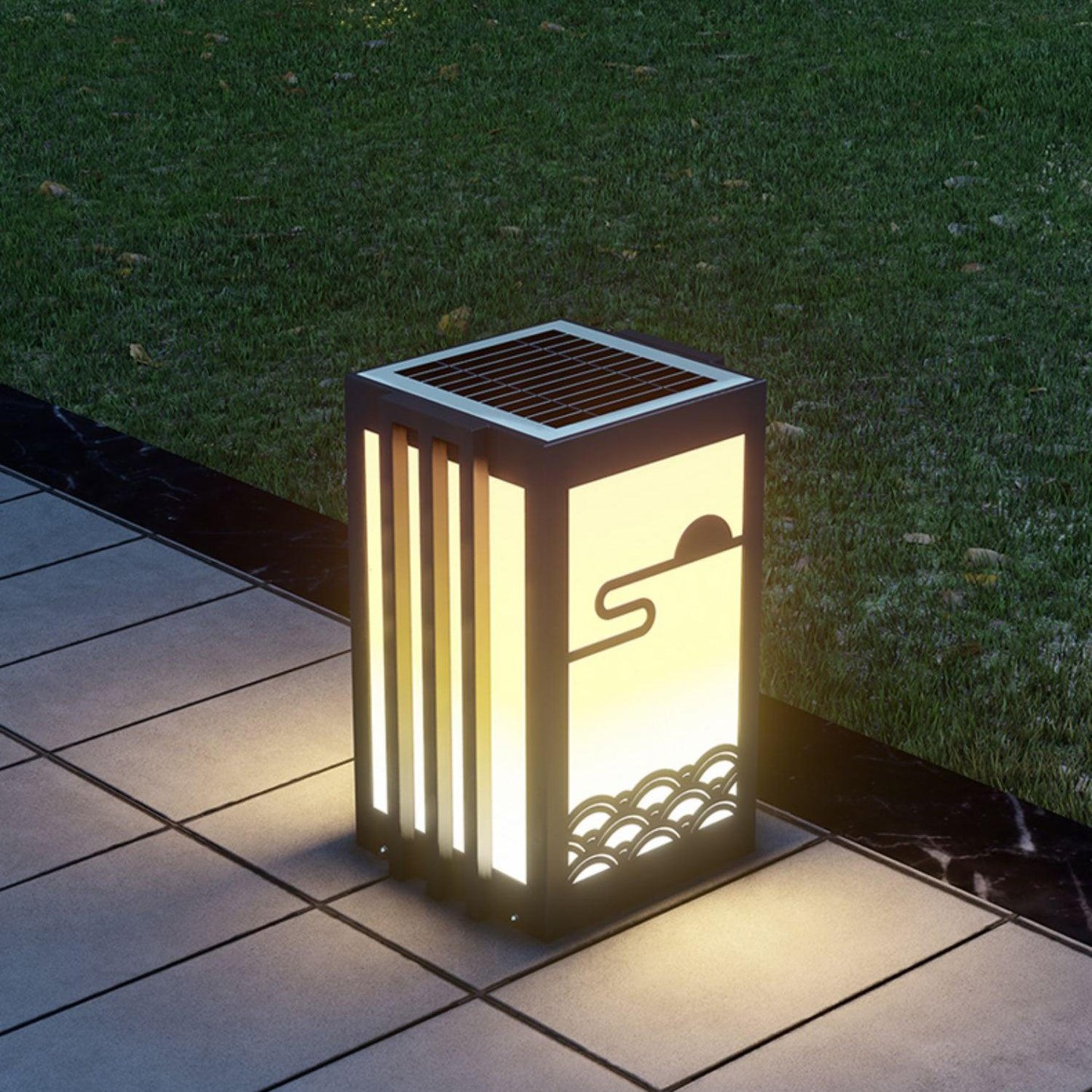 Sunrise Pattern Floodlight Outdoor Light