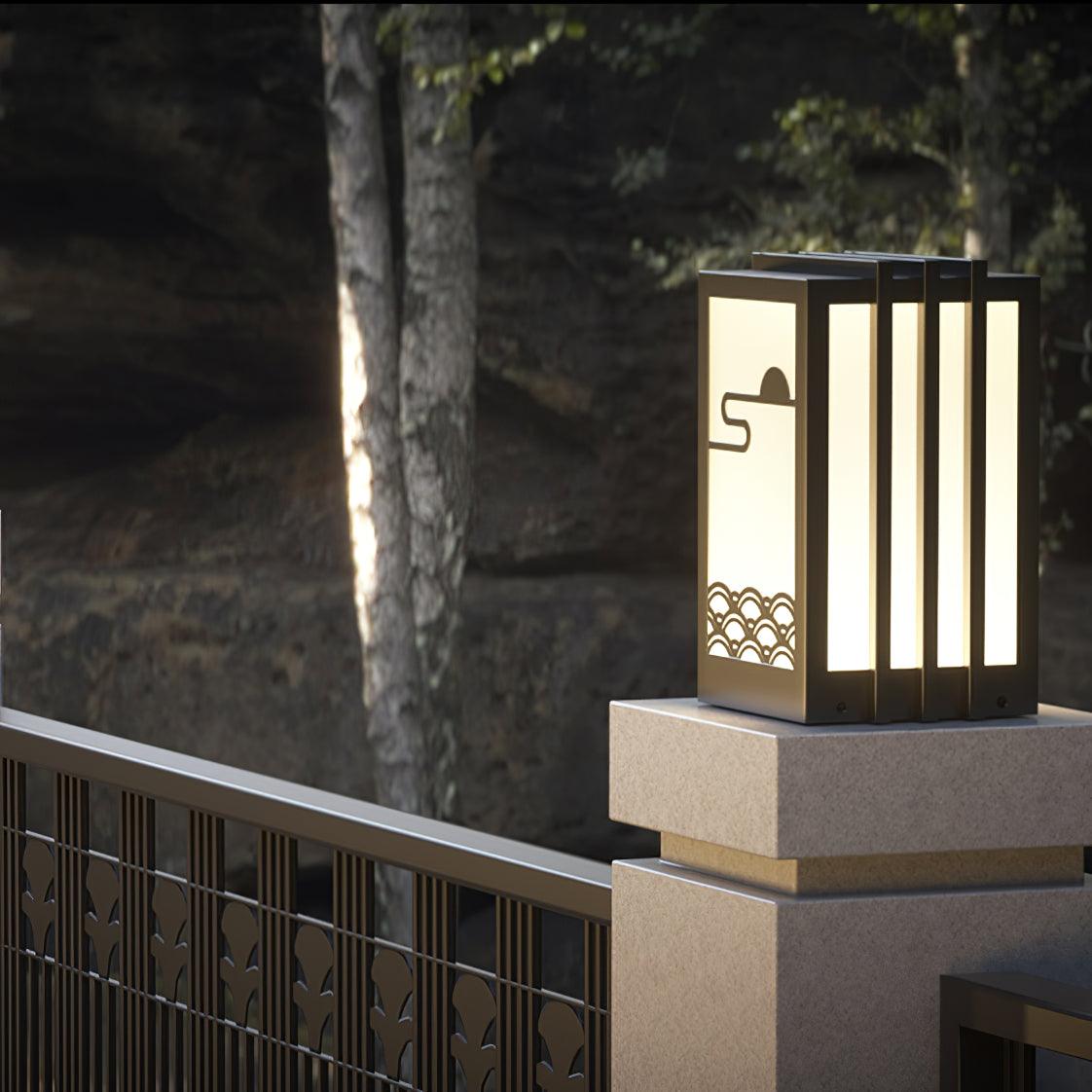 Sunrise Pattern Floodlight Outdoor Light