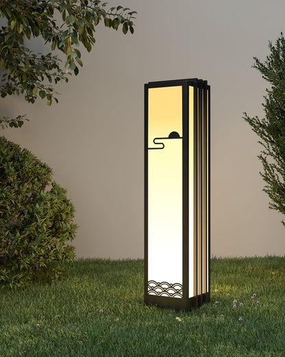 Sunrise Pattern Floodlight Outdoor Light