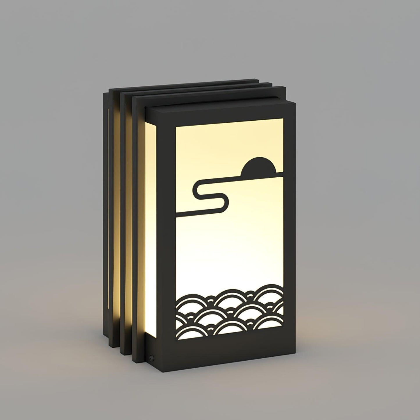 Sunrise Pattern Floodlight Outdoor Light