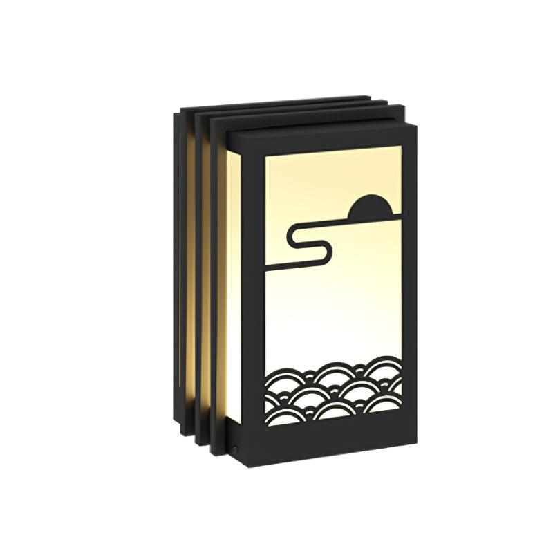 Sunrise Pattern Floodlight Outdoor Light