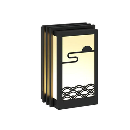 Sunrise Pattern Floodlight Outdoor Light