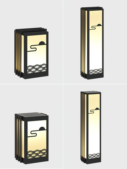 Sunrise Pattern Floodlight Outdoor Light