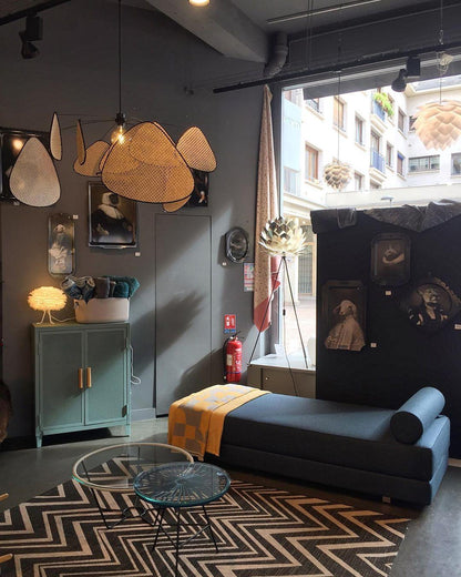 Screen Cannage Pendant Swag Light