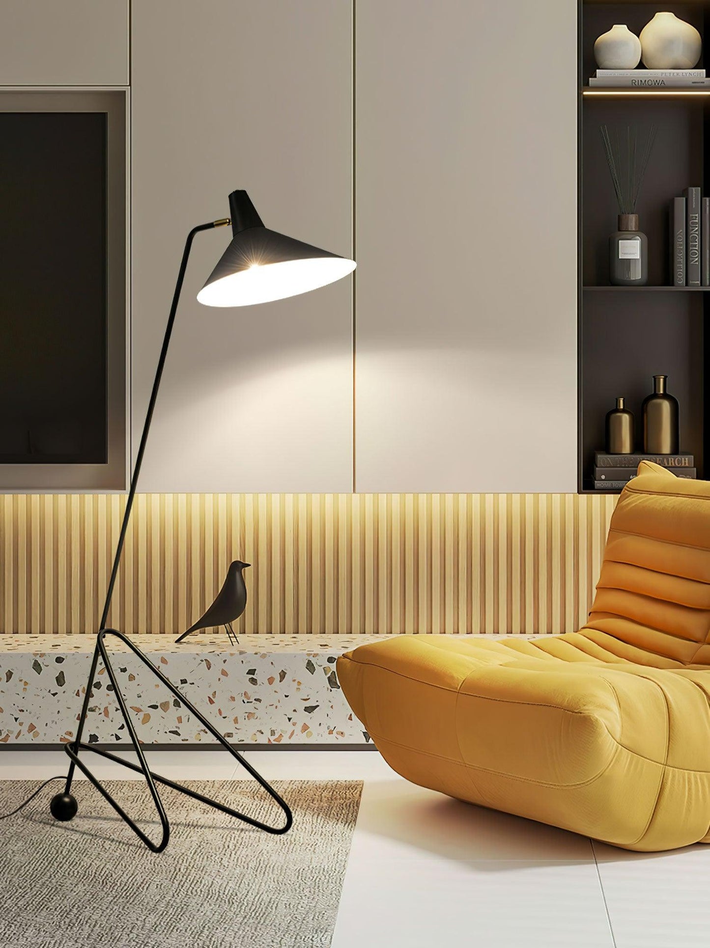 Svelte Noir Free-standing Lamp Floor Lamp