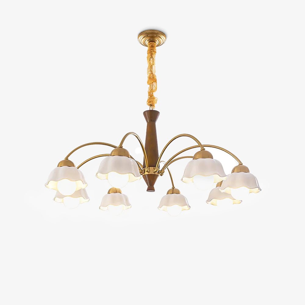 Swedish Modern Brass Pendant light Chandelier