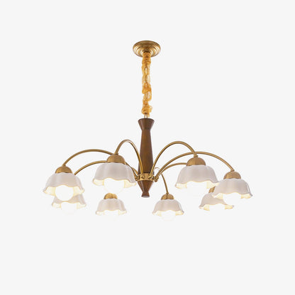 Swedish Modern Brass Pendant light Chandelier