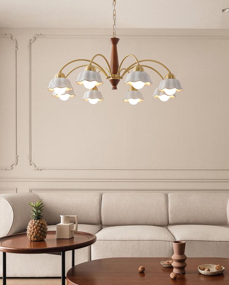 Swedish Modern Brass Pendant light Chandelier