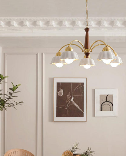 Swedish Modern Brass Pendant light Chandelier