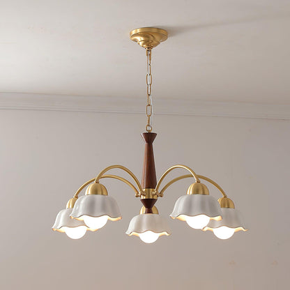 Swedish Modern Brass Pendant light Chandelier