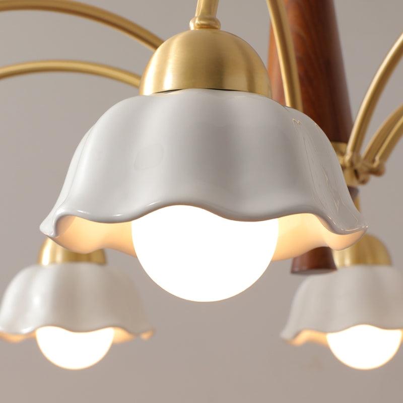 Swedish Modern Brass Pendant light Chandelier