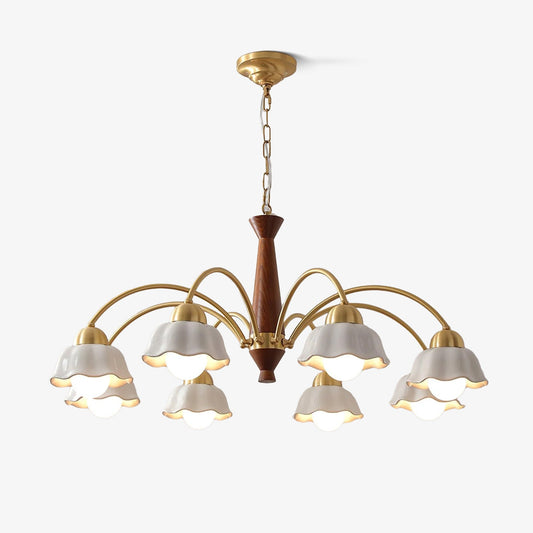 Swedish Modern Brass Pendant light Chandelier