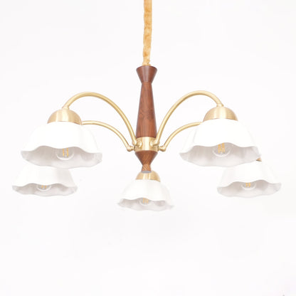 Swedish Modern Brass Pendant light Chandelier