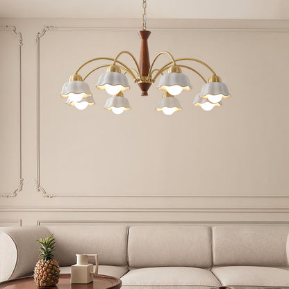 Swedish Modern Brass Pendant light Chandelier