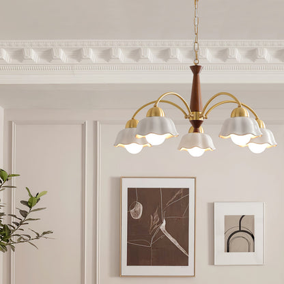 Swedish Modern Brass Pendant light Chandelier