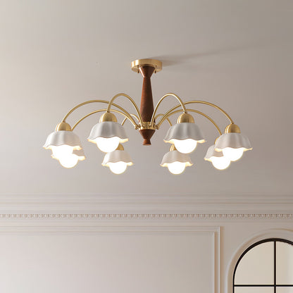 Swedish Modern Brass Pendant light Chandelier