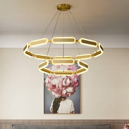 Swirl Gasolier Chandelier