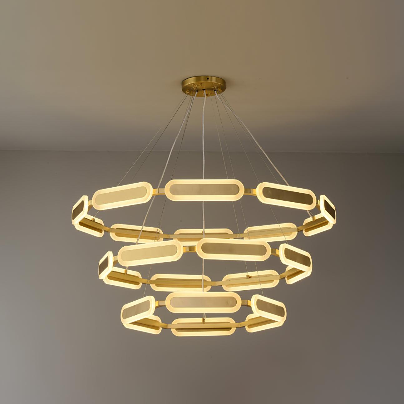 Swirl Gasolier Chandelier