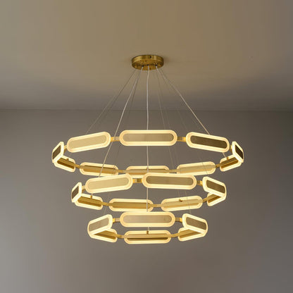 Swirl Gasolier Chandelier