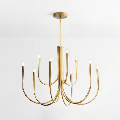 Swoop Arm Pendant light Chandelier