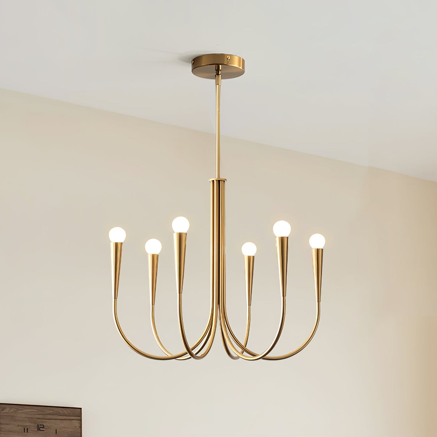 Swoop Arm Pendant light Chandelier