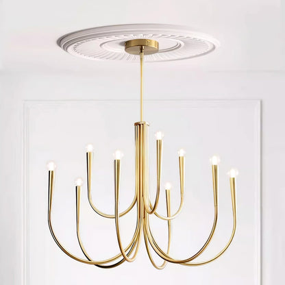 Swoop Arm Pendant light Chandelier