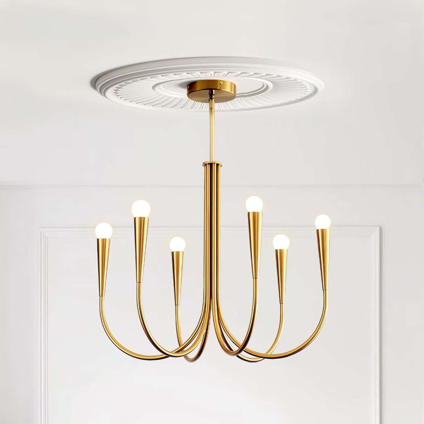 Swoop Arm Pendant light Chandelier