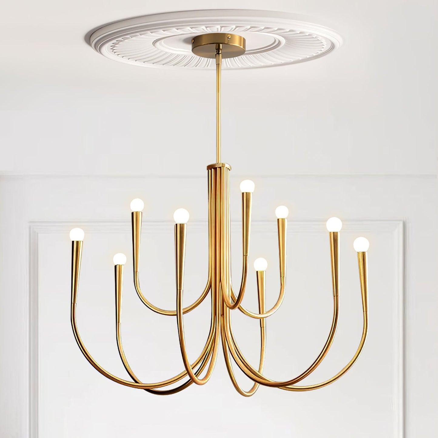 Swoop Arm Pendant light Chandelier