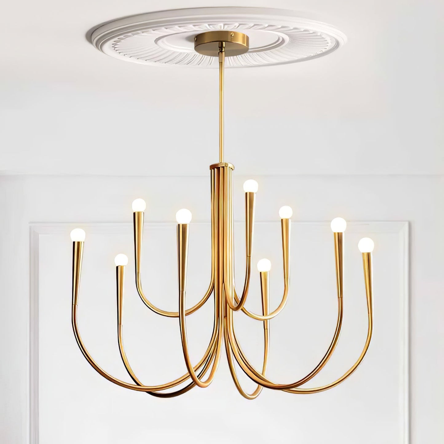 Swoop Arm Pendant light Chandelier