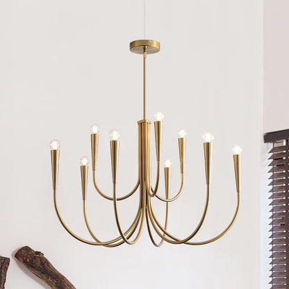 Swoop Arm Pendant light Chandelier