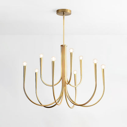 Swoop Arm Pendant light Chandelier