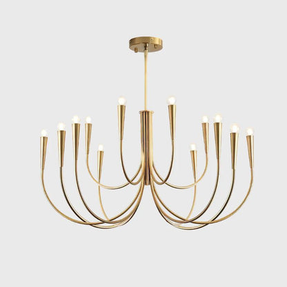 Swoop Arm Pendant light Chandelier