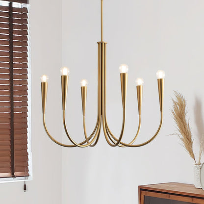 Swoop Arm Pendant light Chandelier